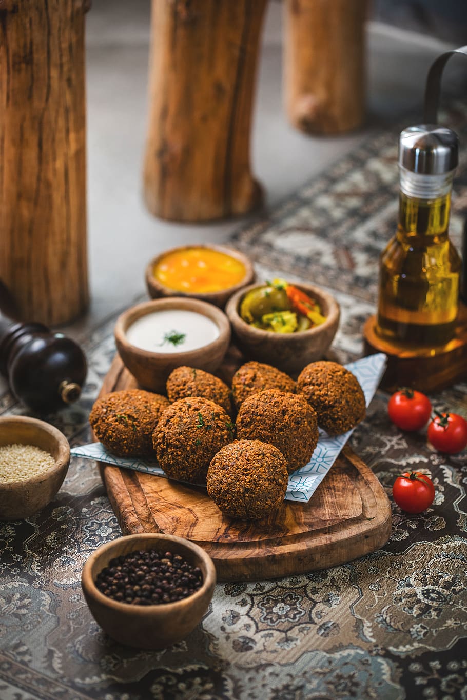 cooked food, food and drink, freshness, table, vegetable, spice HD wallpaper