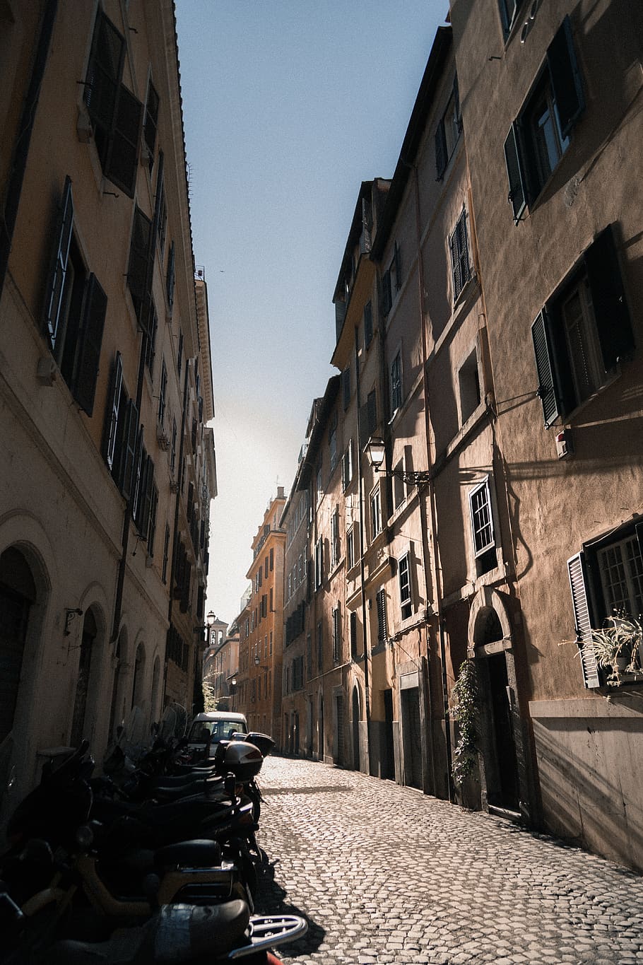roma, background, landscape, visit, morning light, retro, vintage HD wallpaper