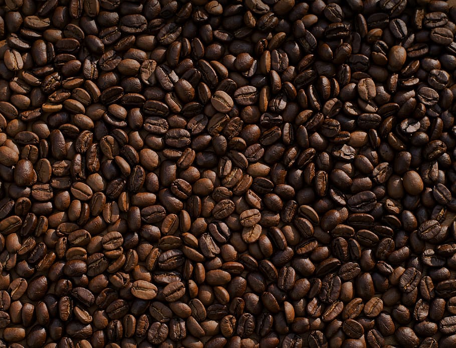 coffee, beans, food and drink, roasted coffee bean, large group of objects HD wallpaper