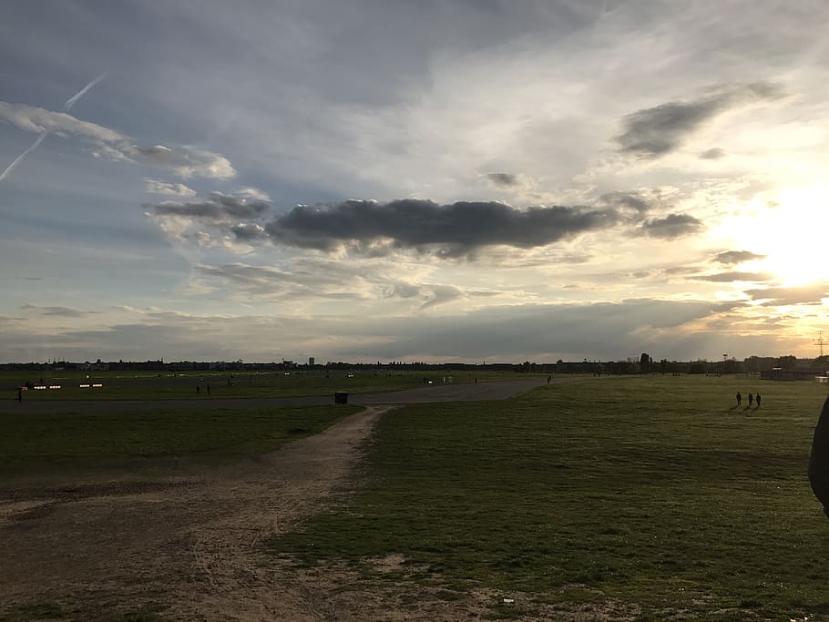 germany, berlin, sky, clouds, cloud - sky, environment, landscape HD wallpaper