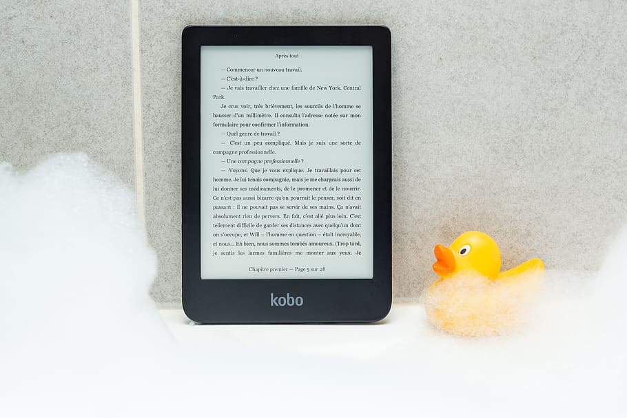 read, reading, bath, foam, duck, bubbles, soap bubbles, kobo HD wallpaper