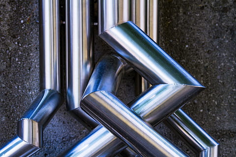 pipes, nirosta, stainless, material, craft, design, stainless steel HD wallpaper