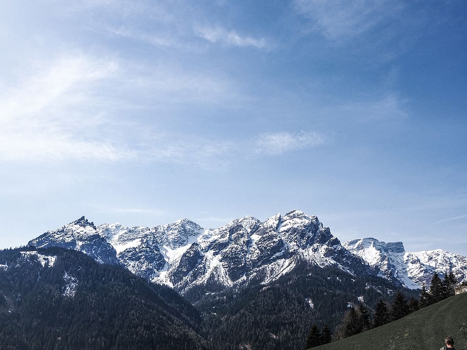 nature, outdoors, mountain, mountain range, tree, ice, plant HD wallpaper