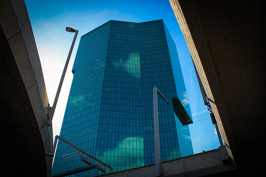 Low Angle Photography of High-Rise Building, architecture, perspective HD wallpaper