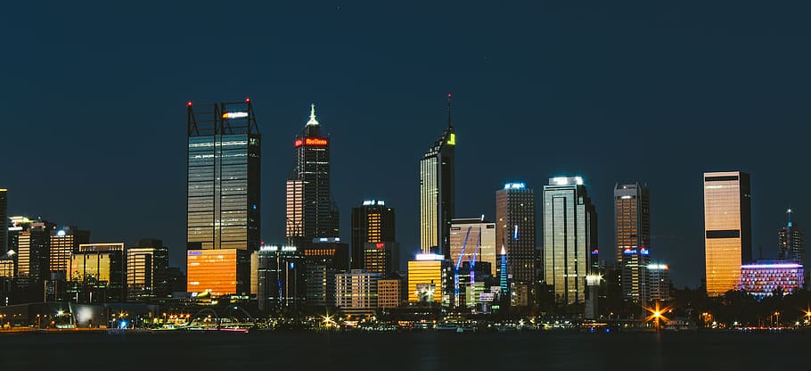 australia, perth, party, nigthclub, new years, skyline, skyscraper, HD wallpaper
