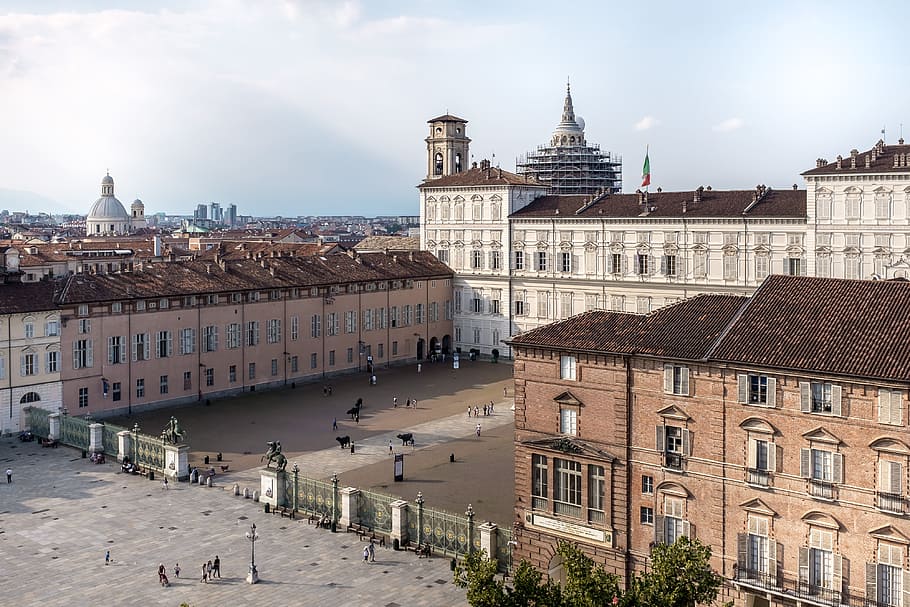 Palazzo Reale (The Royal Palace) in Turin Italy, ancient, architecture