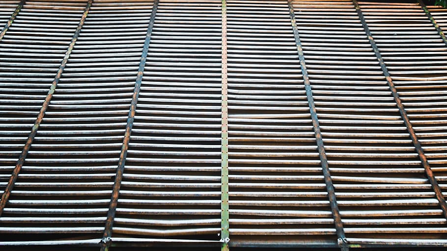 large smooth gray steel frame, full frame, pattern, backgrounds HD wallpaper
