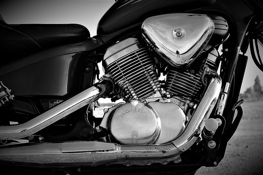 engine, honda, honda shadow, shadow 750, mode of transportation HD wallpaper