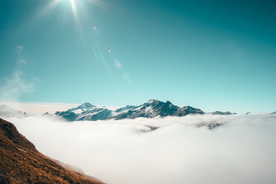 Himalayan mountains during daytime, nature, outdoors, snow, alps HD wallpaper