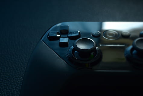 Game Controller, blur, close-up, dark, electronics, entertainment HD wallpaper