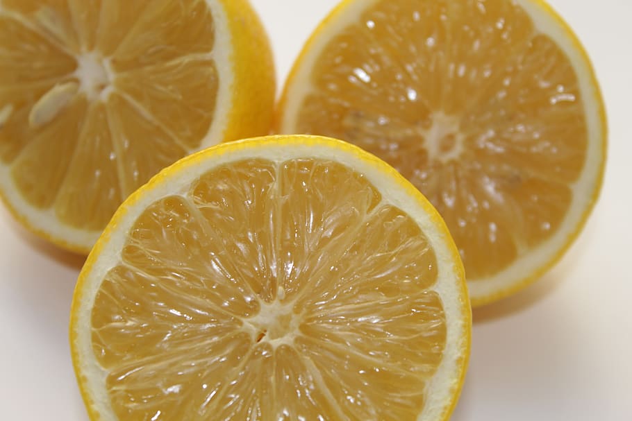 lemon, yellow, white, fruit, citrus, vitamins, food, health HD wallpaper