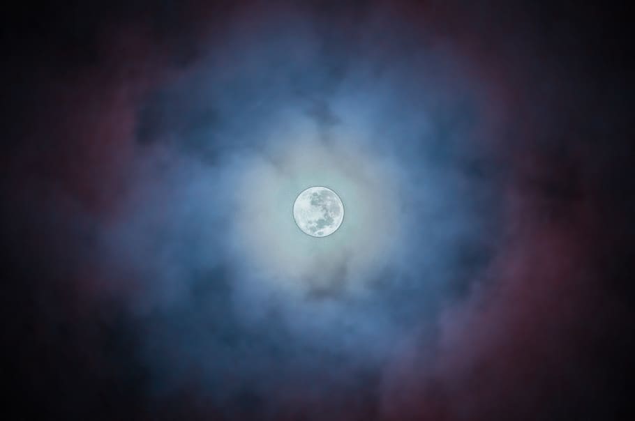 moon, space, sky, astronomy, night, full moon, beauty in nature HD wallpaper