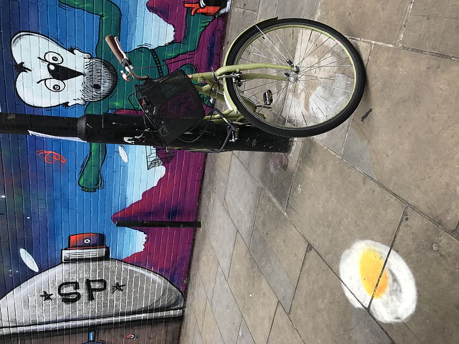 graffiti, bicycle, transportation, mode of transportation, land vehicle HD wallpaper