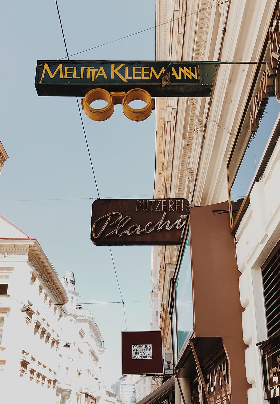 Melitta Kleeman Signage, architectural design, architecture, buildings HD wallpaper