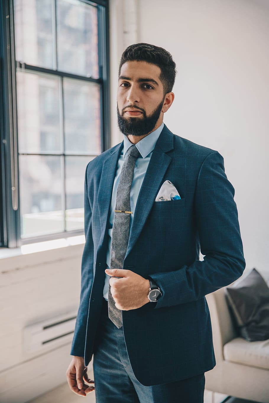 Man In Tailored Suit Photo, Fashion, Men, Suits, Businessman, HD wallpaper