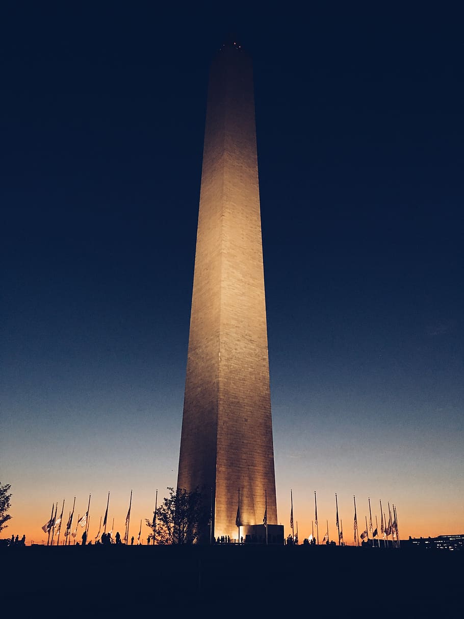 dc, national monument, sky, architecture, built structure, low angle view HD wallpaper