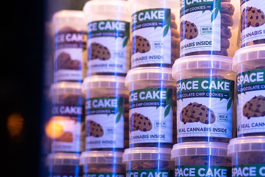 space cake jar lot, label, medicine, bottle, no people, container HD wallpaper