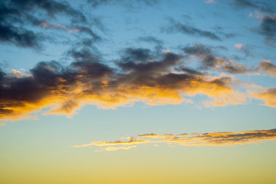 sky, dawn, clouds, atmospheric, tomorrow, cloud - sky, sunset HD wallpaper