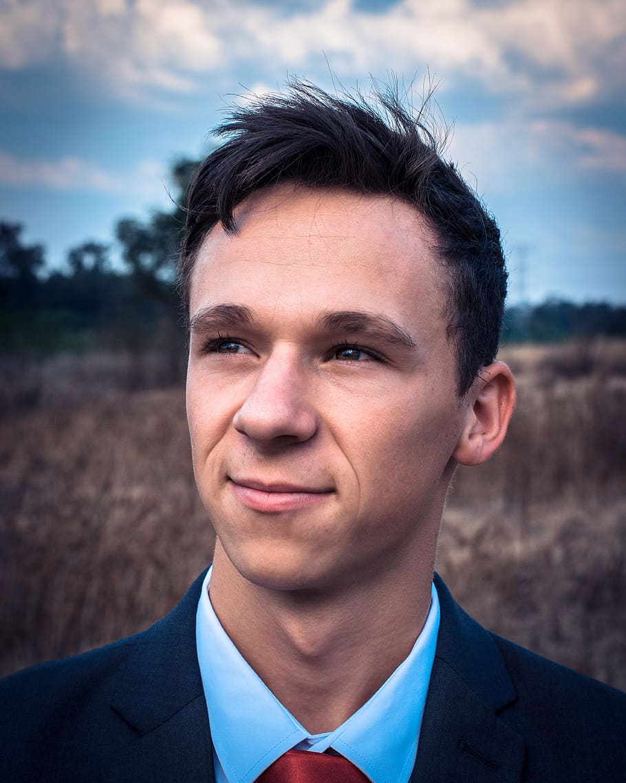 Close-Up Photography Of Smiling Man, face, fine-looking, guy