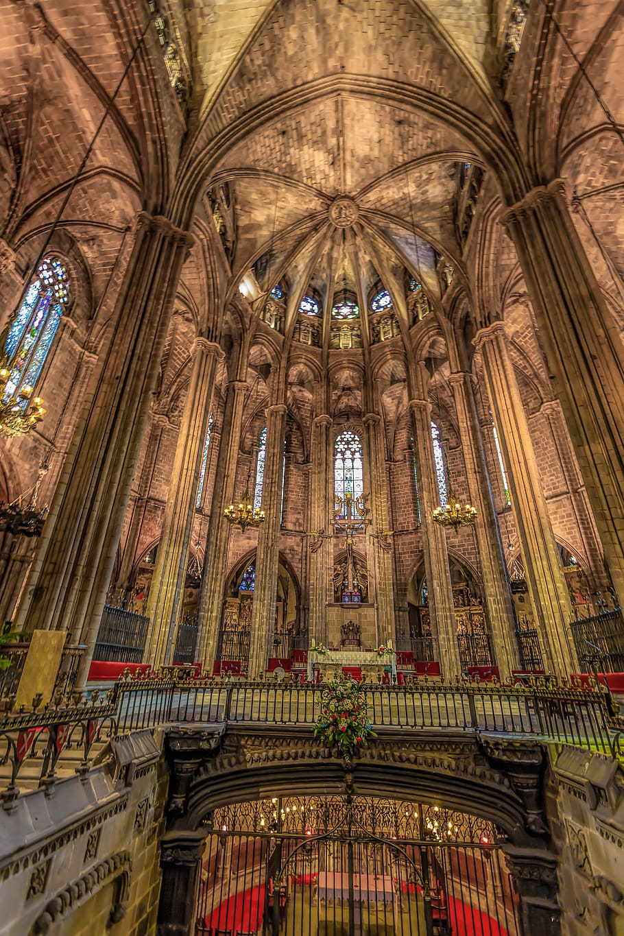 cathedral, barcelona, spain, architecture, built structure HD wallpaper
