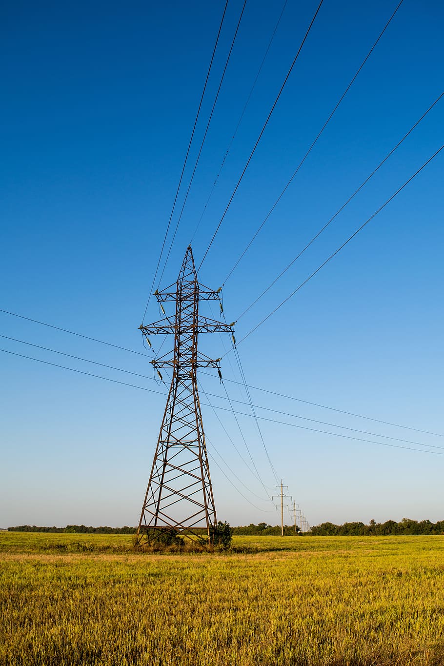 electric, electricity, supply, current, cable, sky, fuel and power generation HD wallpaper