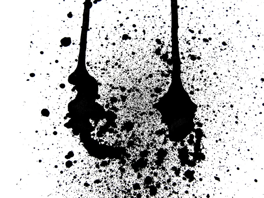 splatter, splattered, paint, vector, spray, background, white HD wallpaper