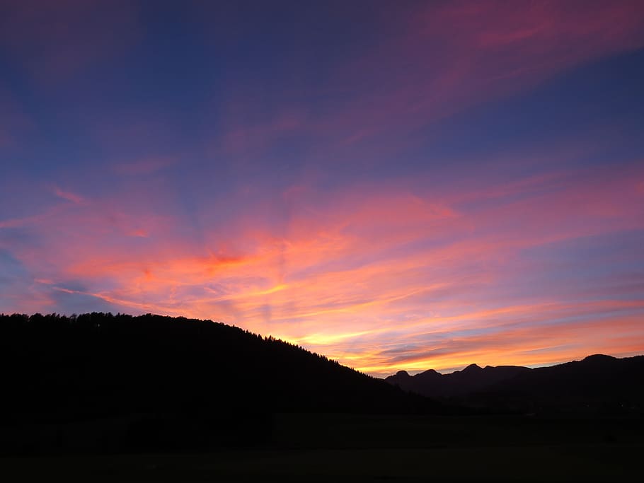 sunset, heaven, twilight, vote, colorful, scenic, evening sky HD wallpaper