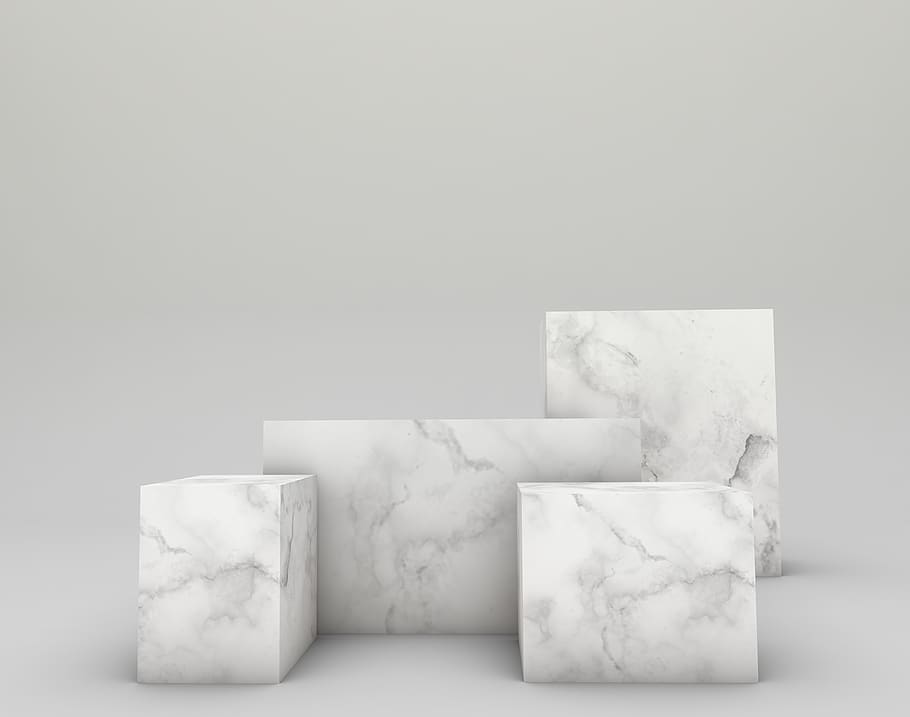 mockup, marble, standard, product, marketing, c4d, display