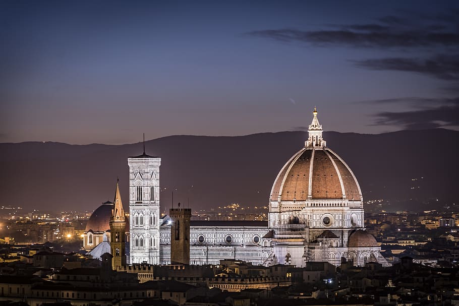 florence, duomo, monument, renaissance, tuscany, architecture, HD wallpaper