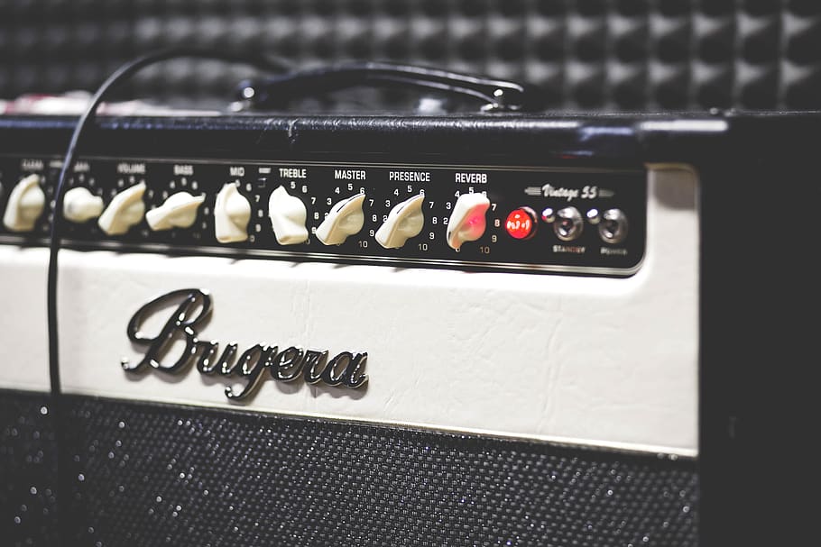still, items, things, music, instruments, guitar, amplifier HD wallpaper