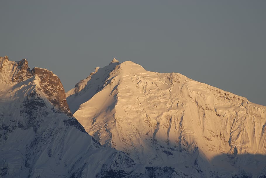 nepal, langtang, himalaya, mountain, cold temperature, snow