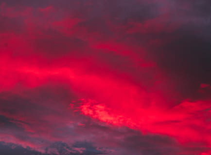 Red Clouds during Sunset, cloudiness, cloudscape, color, colour HD wallpaper