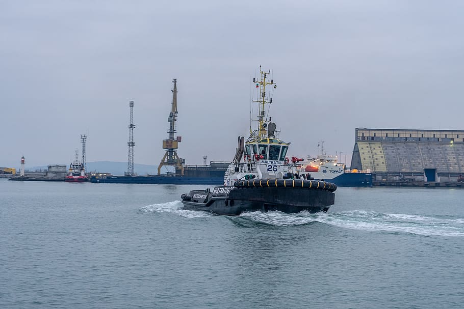 port, ship, harbor, cargo, sea, shipping, maritime, logistics HD wallpaper