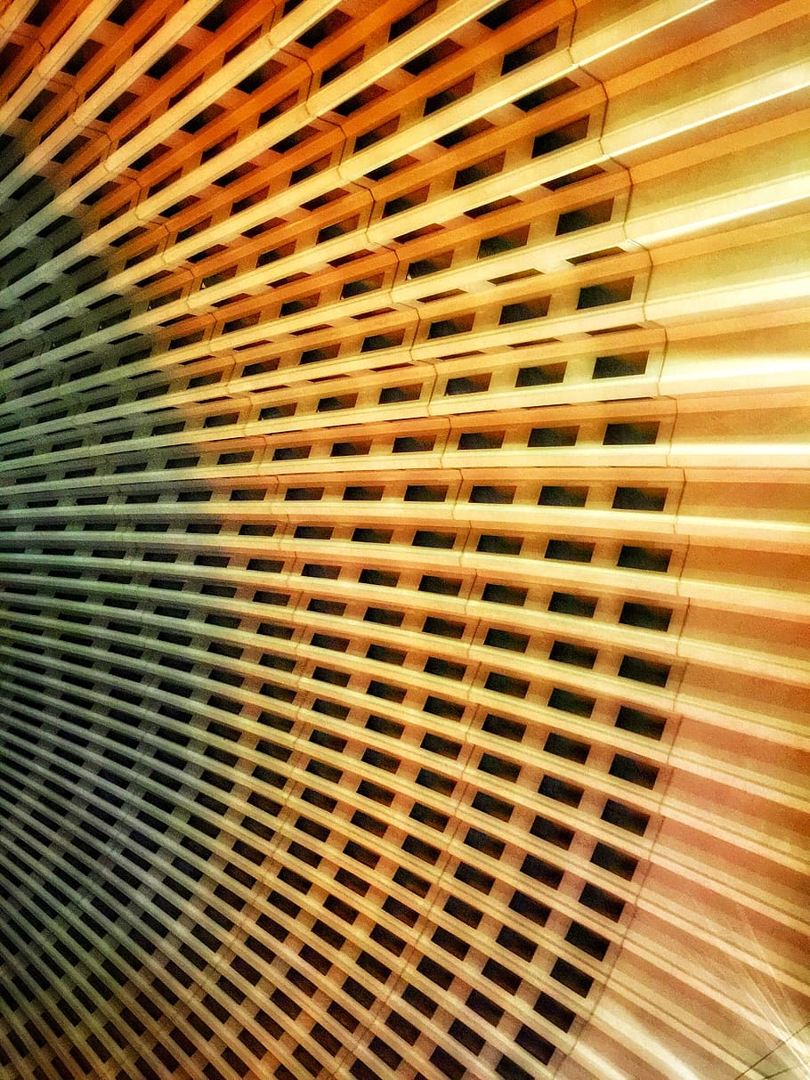 orange and yellow lined abstract artwork, pattern, backgrounds HD wallpaper