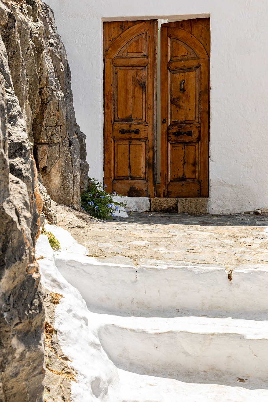 door, city, architecture, building, wall, house, street, facade, HD wallpaper