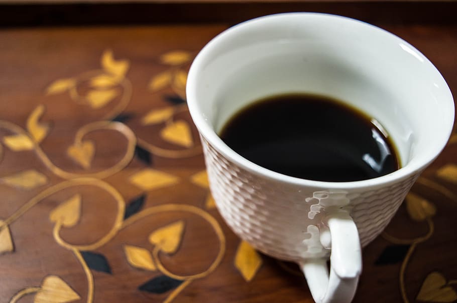 cup, coffee, caffeine, drink, morning, table, breakfast, cafe HD wallpaper