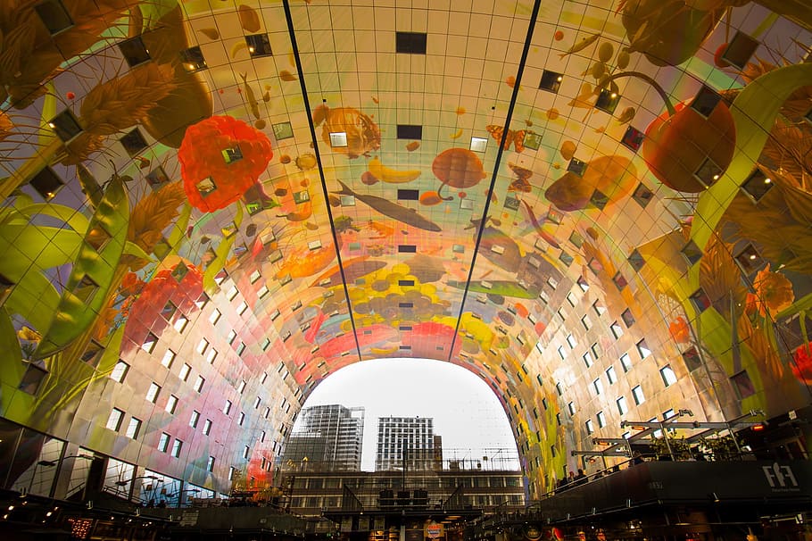 art, ceiling, construction, architecture, city, urban, built structure HD wallpaper