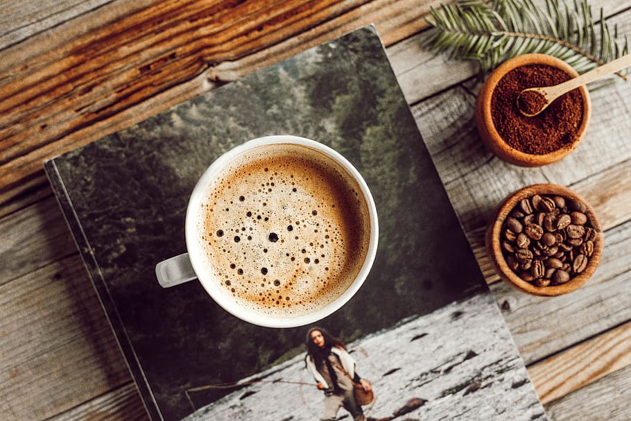 coffee in white mug, food and drink, coffee - drink, refreshment HD wallpaper