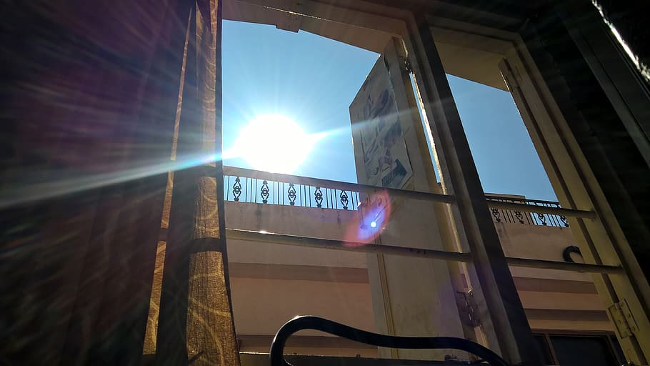 sunbeam, built structure, lens flare, architecture, sunlight HD wallpaper