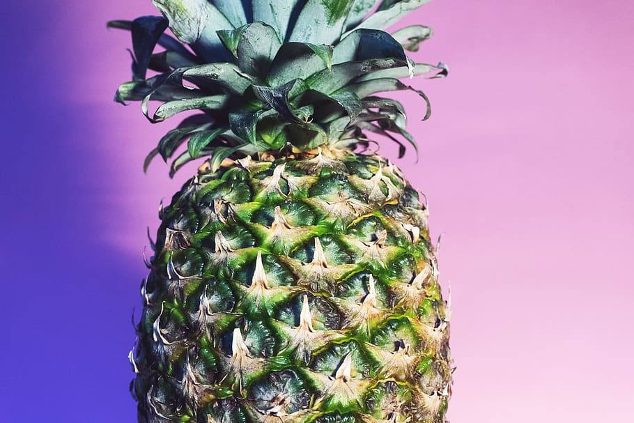 pineapple, dessert, appetizer, fruit, juice, crop, studio shot HD wallpaper