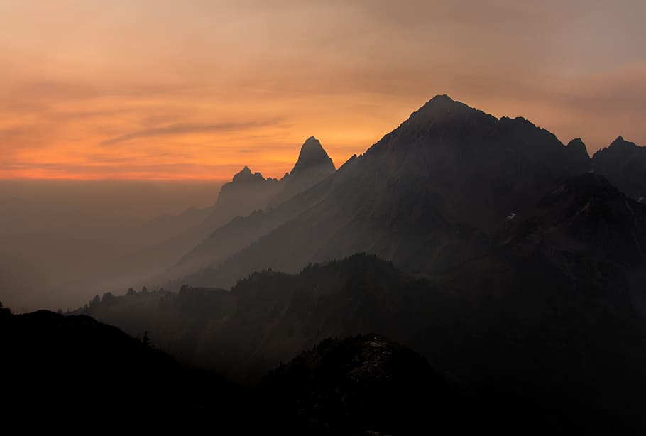 height, mountain, nature, landscape, rock, rocky, cloud, cloudy HD wallpaper