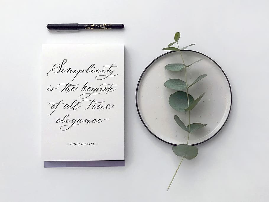 green leaf, plant, plant part, text, indoors, no people, nature HD wallpaper