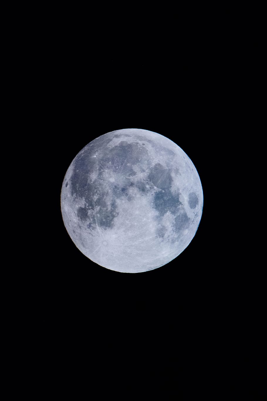 blue moon, night, sky, full, astronomy, moon Surface, planetary Moon HD wallpaper
