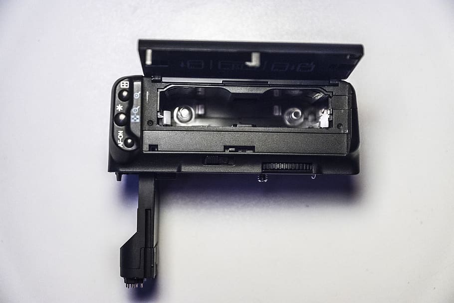 Black Compact Camera on White Surface, accessory, black and white HD wallpaper