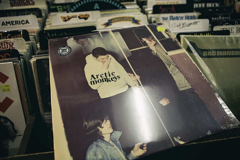 Arctic Monkeys record sleeve, text, communication, western script HD wallpaper