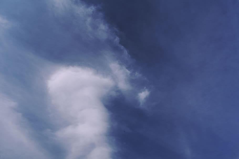 cloud, sky, cloud - sky, beauty in nature, low angle view, blue HD wallpaper
