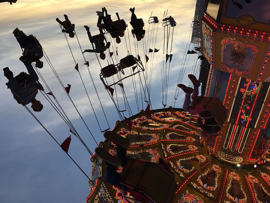 germany, münchen, mariahilfplatz, carousel, auerdult, shotoniphone HD wallpaper
