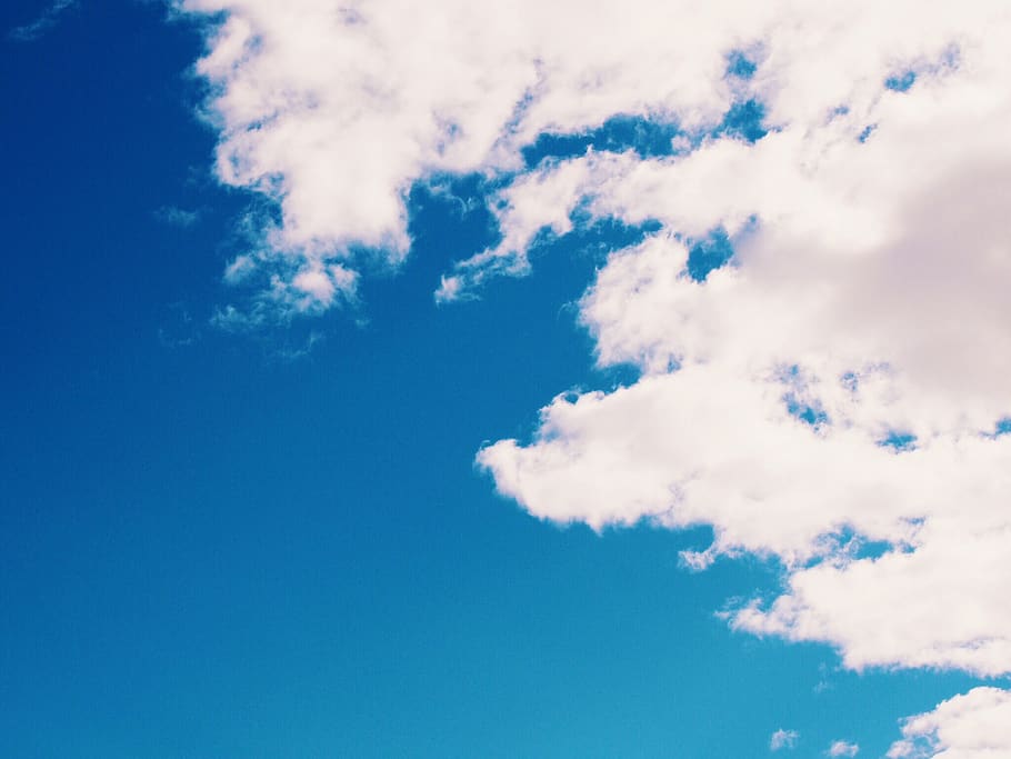 sky, cloud - sky, blue, beauty in nature, day, tranquility HD wallpaper