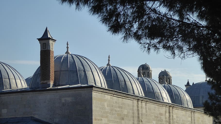 dome, mosque, turkey, architecture, religion, historically, HD wallpaper