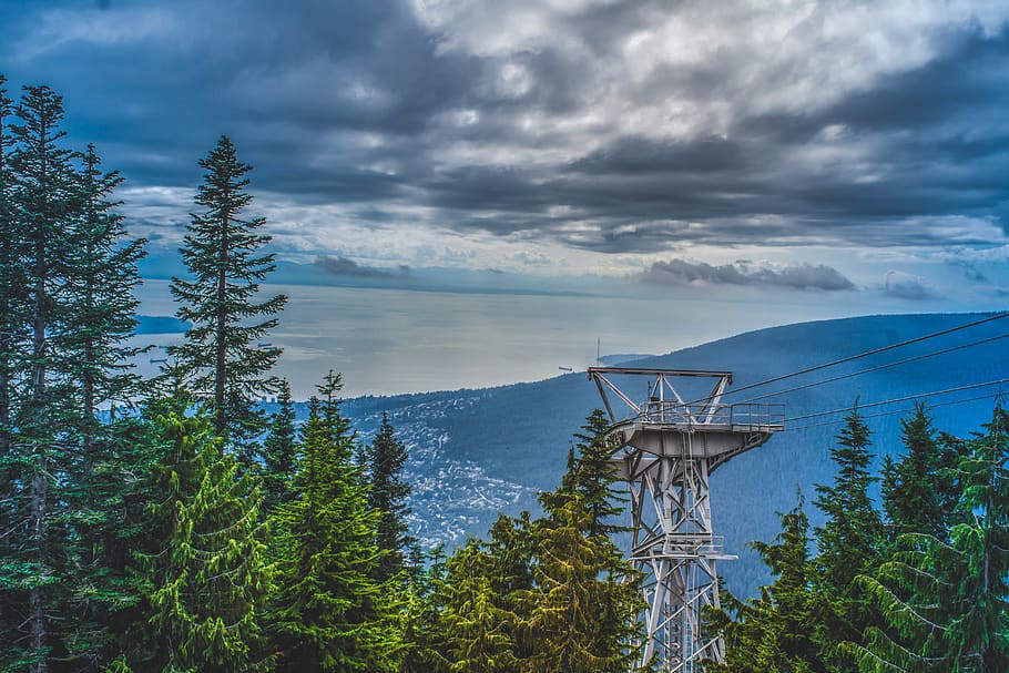 grouse mountain, canada, north vancouver, british columbia, HD wallpaper